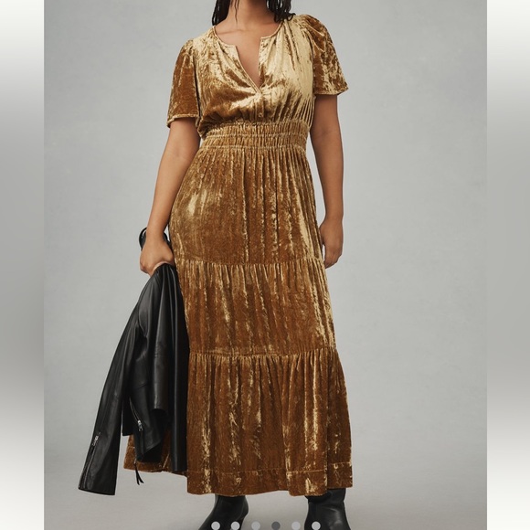 Anthropologie The Somerset maxi dress: velvet edition - Picture 5 of 16